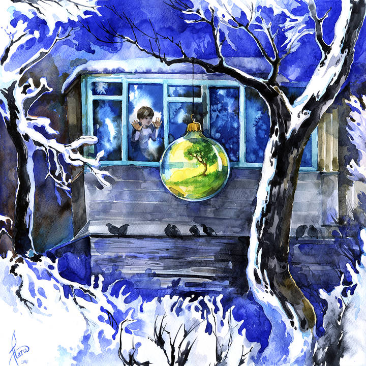 Waiting for a miracle. Christmas exhibition