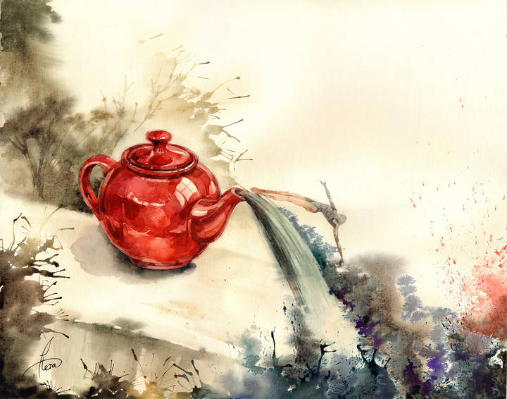 Night tea party